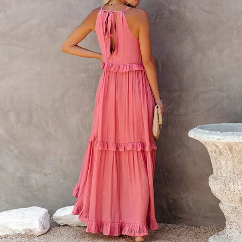 JUSTINA | Vestido con volantes