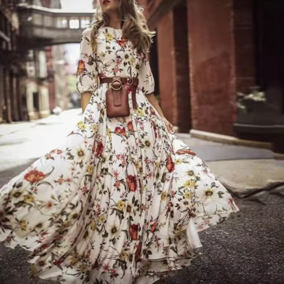 ZULMA | Vestido largo floral