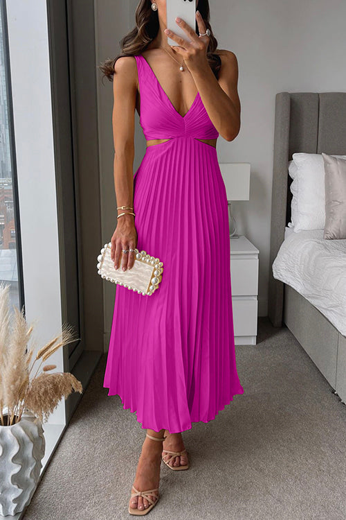 ZOE | Vestido con falda plisada
