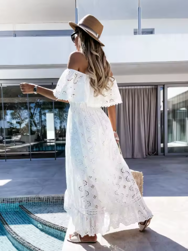PAZ | Vestido bohemio con encaje