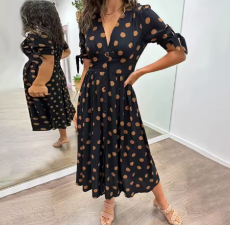 MAXIMA | Vestido a lunares