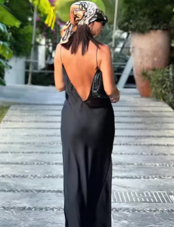CARLA | Vestido de satén
