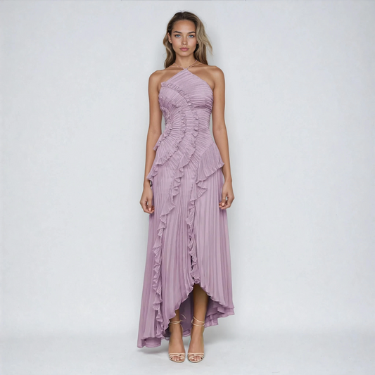 DELFINA | Vestido drapeado
