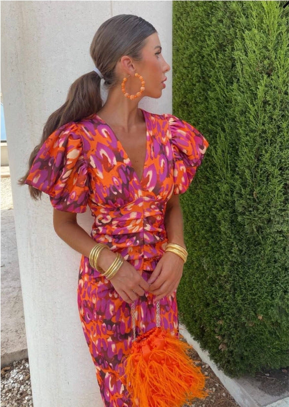 MARISOL | Vestido con pliegues