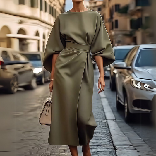 LOURDES | Vestido con cinturón
