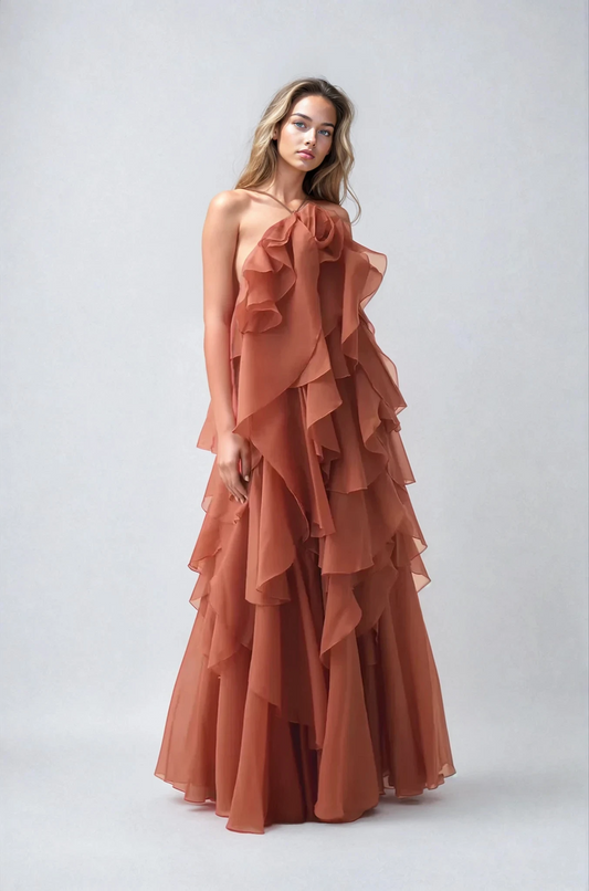 GUADALUPE | Vestido con volantes