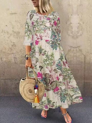 VALERIA | Vestido largo floral