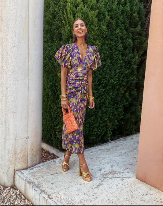 MARISOL | Vestido con pliegues