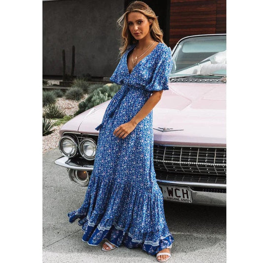 LILIBET | Vestido fresco azul