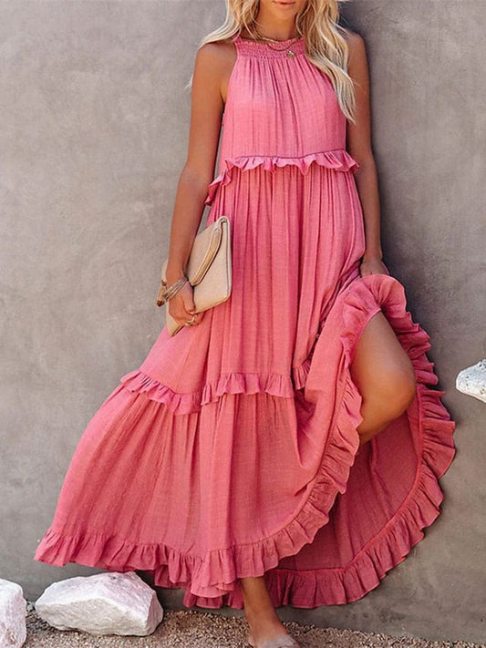 JUSTINA | Vestido con volantes