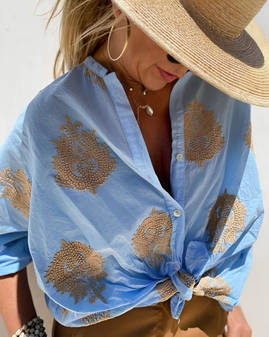 LINA | Blusa boho-chic