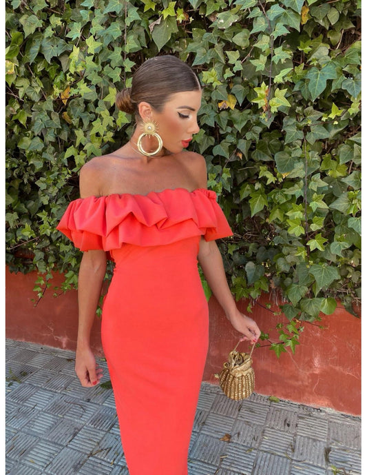 ADELA | Vestido con volantes