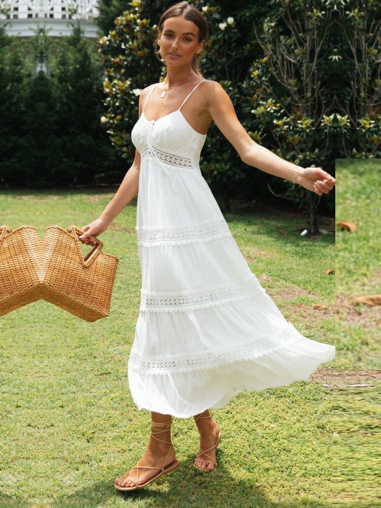 AZUCENA | Vestido blanco holgado