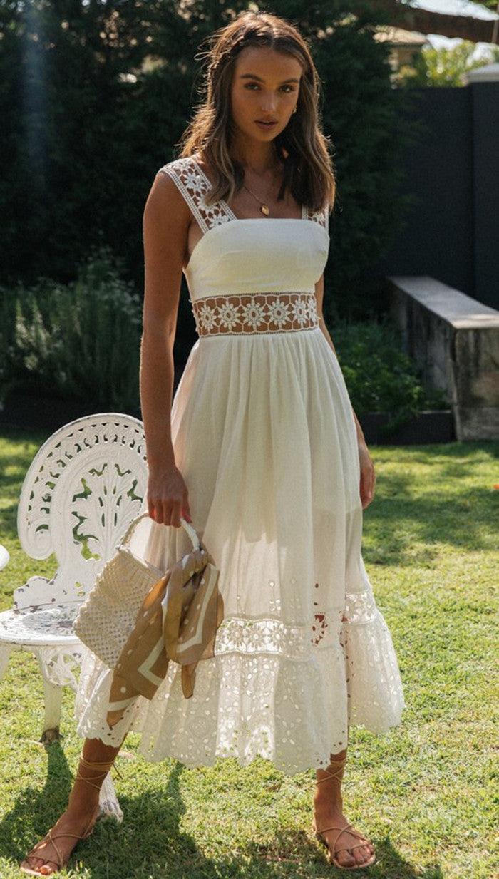 SARA | Vestido midi romántico