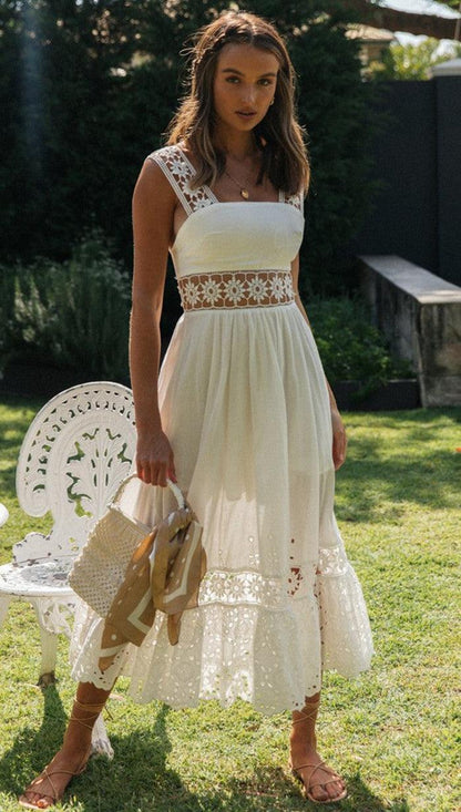 SARA | Vestido midi romántico